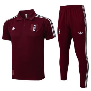 Polo + Pantalones Ajax 2025/26-Rojo